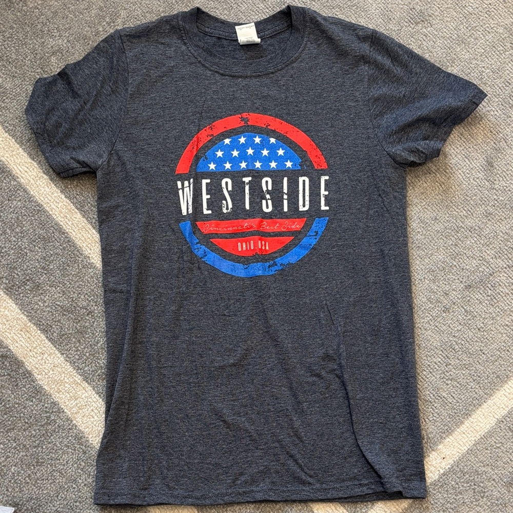 Westside Graphic Tee - Charcoal Gray